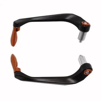 Motorcycle modification accessories Huanglong: Motosiklet ləvazimatları və aksesuarları - two-color-handguard-orange