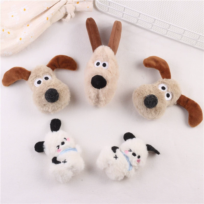 Чистая красная милая плюшевая кукла щенок собака DIY обруч для волос брошь носки шляпа аксессуары для одежды