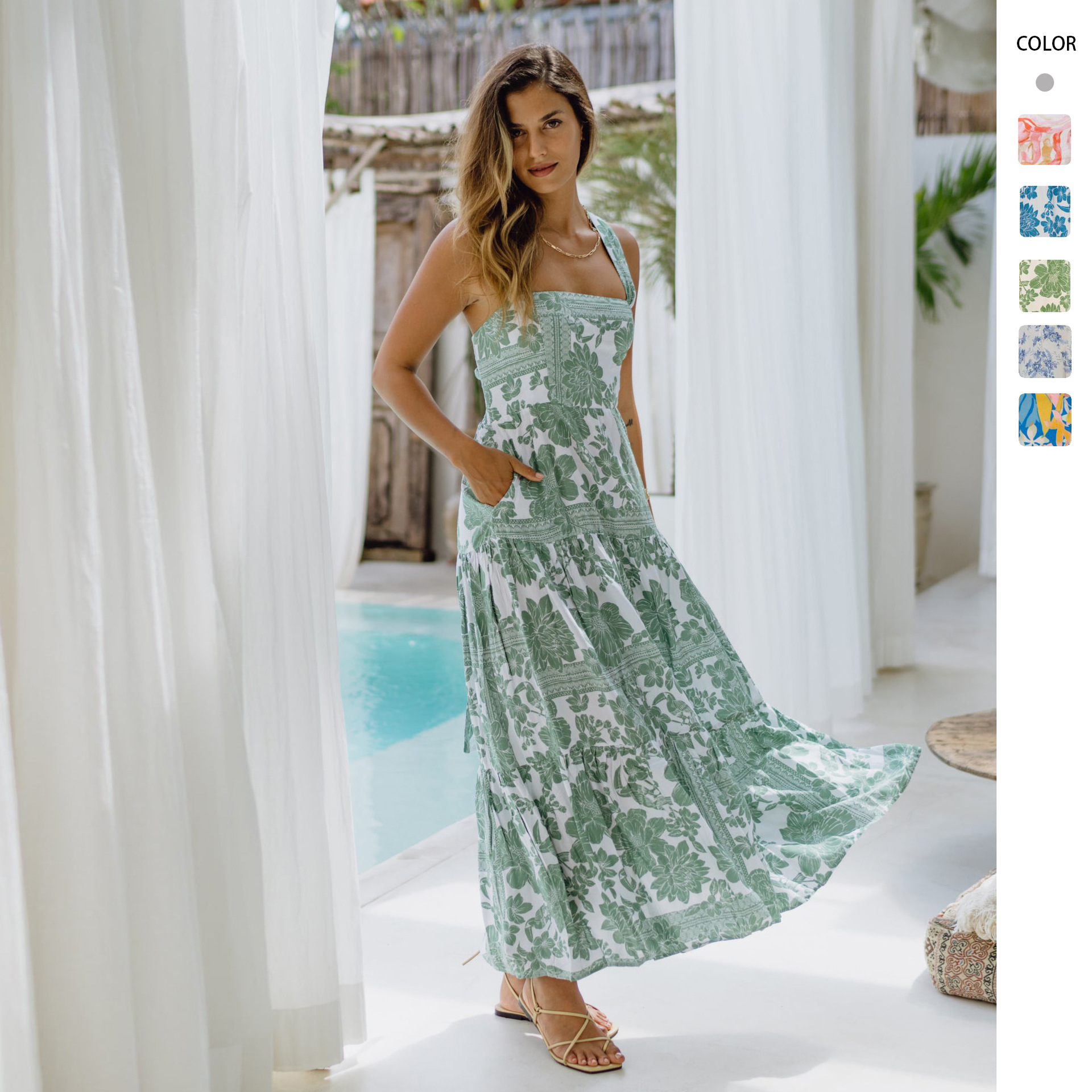 Boho Spaghetti Strap Loose Dress Beach Holiday Womens Summer Casual Wear | eBay Boho Spaghetti Strap Loose Dress Beach Holiday Womens Summer Casual Wear | eBay