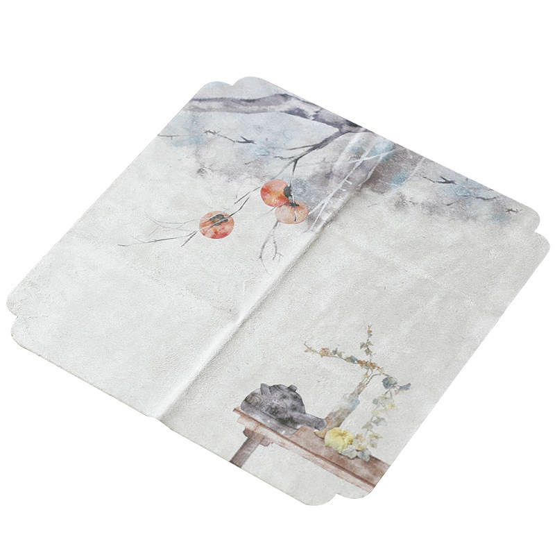 Maestro chino de gamuza toalla de té paño absorbente Toalla de olla Kung Fu juego de té accesorios mesa de té toalla trapo té