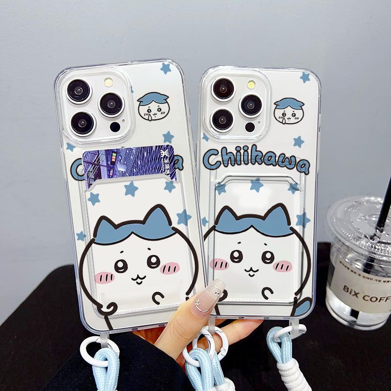 Jiyikawa Bag Is Suitable for Apple 16Promax Mobile Phone Case with Lanyard 13 14 Soft Shell 15Pro Full Package Jiyikawa Bag Is Suitable for Apple 16Promax Mobile Phone Case with Lanyard 13 14 Soft Shell 15Pro Full Package