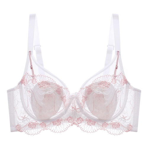 Monslot French sexy underwear lace adjustable bunny ears non-protruding thin style push-up big breasts show small bra