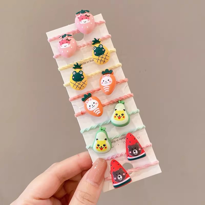 Bebé atado cabello de cabello niñas no lastimar cabello corda de goma anillo de cabello bebé tocado de cabello adorable para niños mujeres