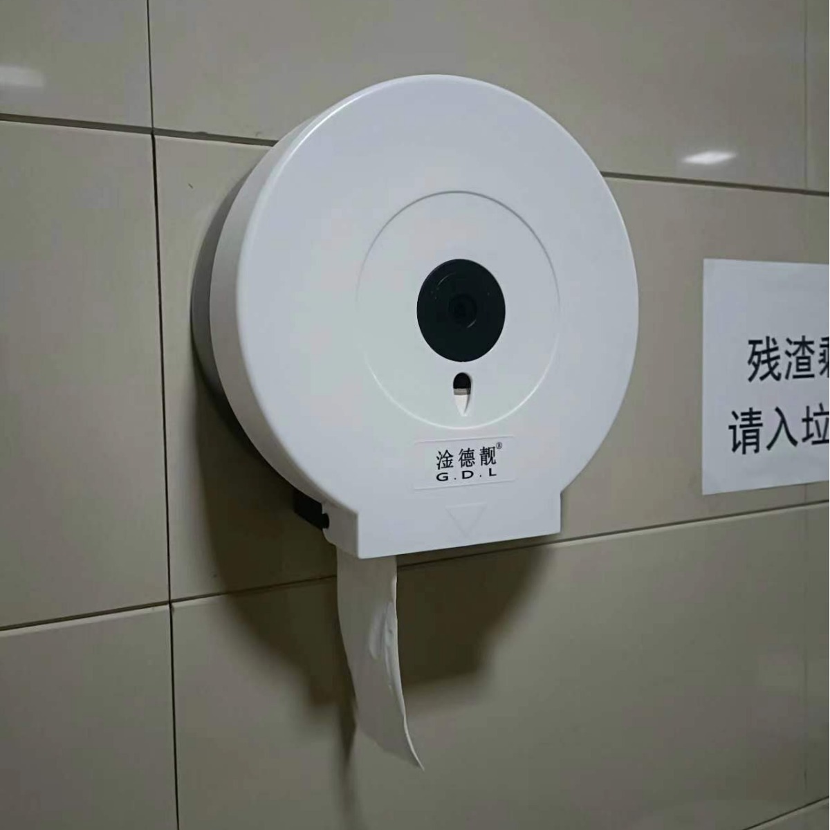 Caja de pañuelos de rollo grande Hotel rollo de papel caja de papel higiénico titular de pañuelos montado en la pared caja de pañuelos sin perforar