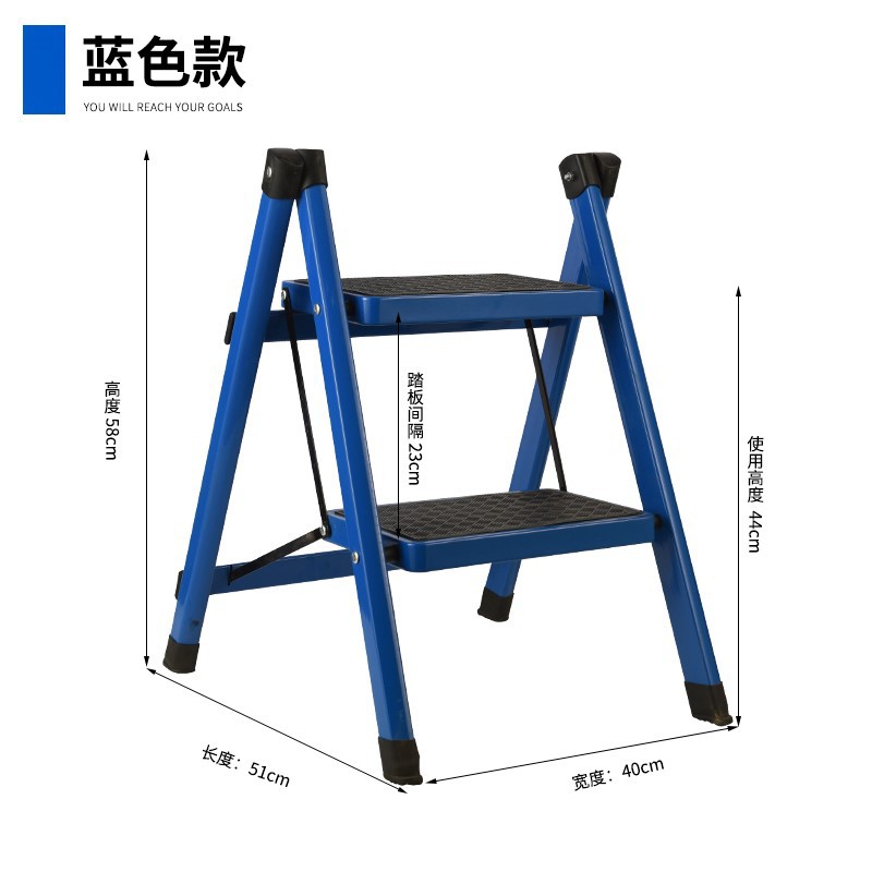 4TXN批发家用梯椅两级梯登梯折叠洗车双层高低阶梯凳子可汽车垫脚