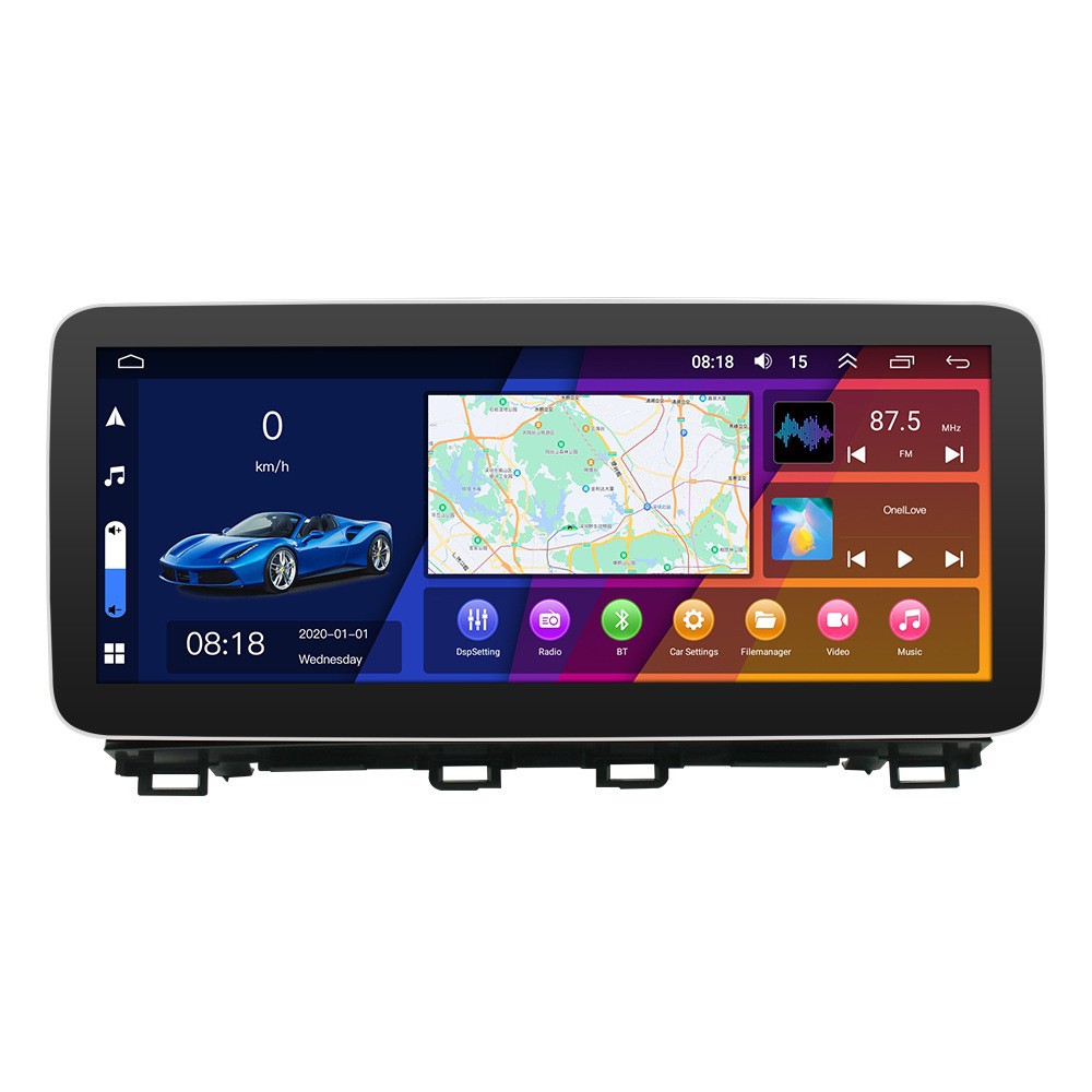 Aplicable a Mazda onksela 14-19 HD coche navegación GPS bluetooth revertir imagen carplay