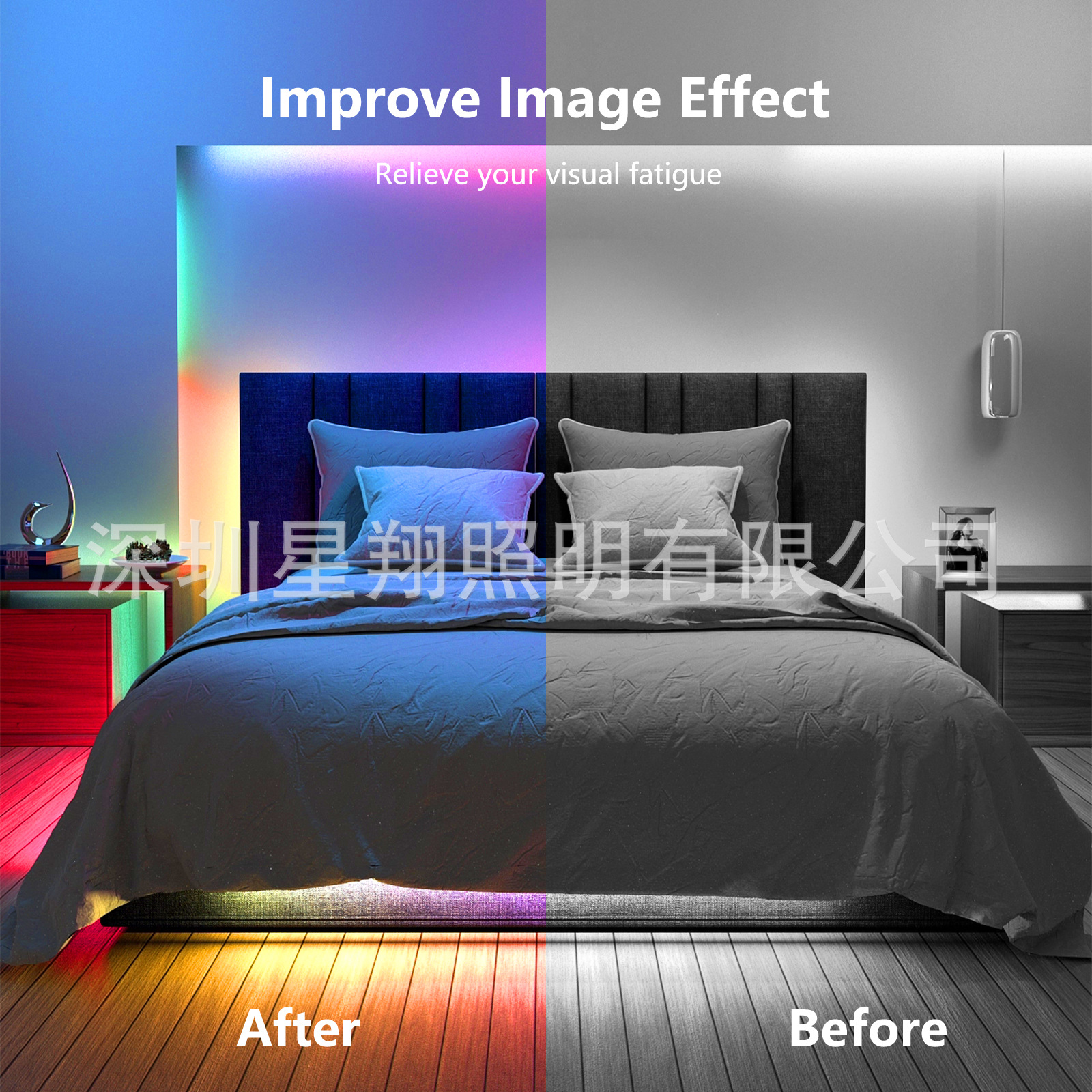 Transfronterizos rgb 44 teclas APP bluetooth banda de luz de música LED tira autoadhesiva 5050 atmósfera de baja presión banda de luz de vacaciones