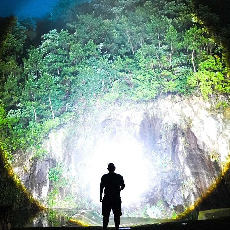 Nueva cámara de luz alta iluminación de luz inductiva del usuario de iluminación remota del hogar iluminación de cabeza pesca de noche pesca de noche