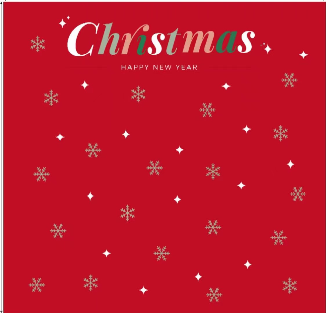 Lizhi Ran Papel de regalo de Navidad Papel de regalo de ramo de flores Papel de regalo de manzana Papel de regalo impermeable