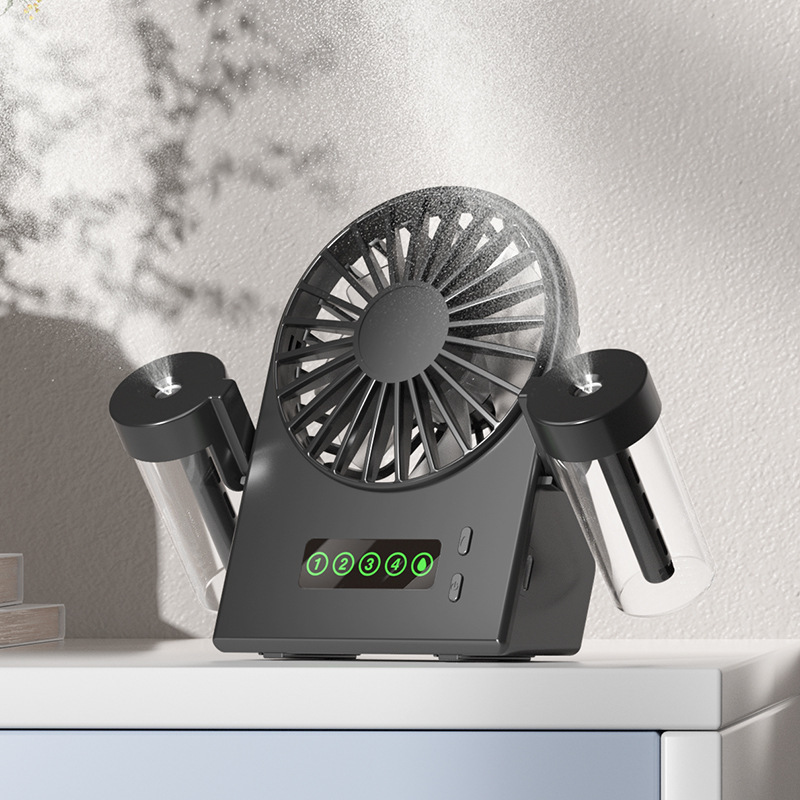 クロスボーダー手持ちスプレーファン加湿補水器USB充電学生屋外携帯ミニファンプレゼント|undefined