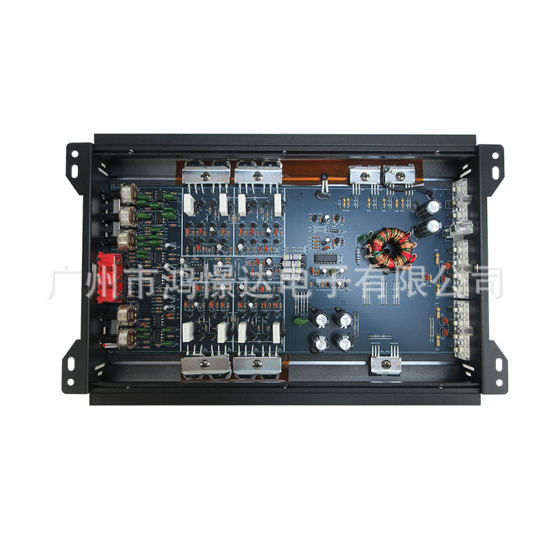 Amplificador de altavoz de audio para automóvil QPERTORS QP-760.4 amplificador de cuatro vías 4 canales 6800W