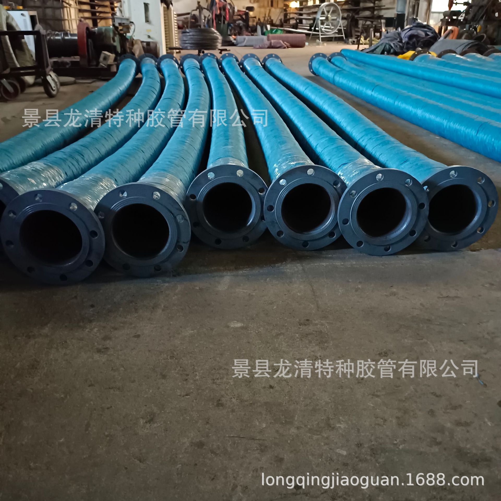 厂家供应大口径排水胶管 耐磨吸排泥浆钢丝胶管 法兰式编织胶管