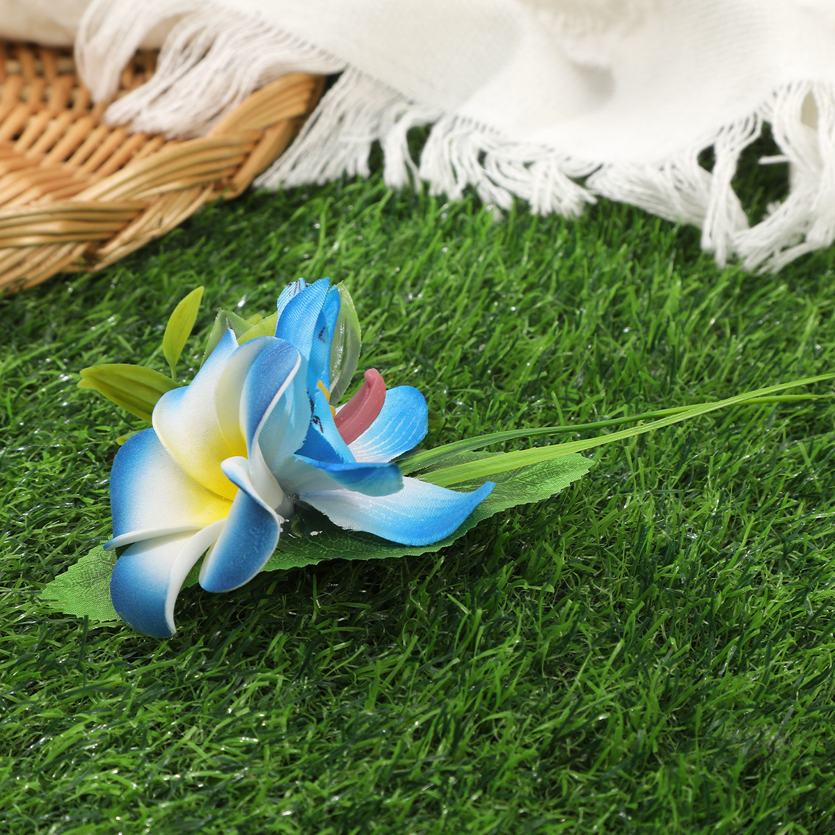 Women's Flower Lady Plastic Hair Clip display picture 7