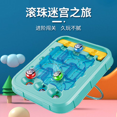 New Ball Maze Rolling Toy for Brain Development, Suitable for 3-4-6 Year Old Children, Spatial Training and Line Finding Enlightenment Toy