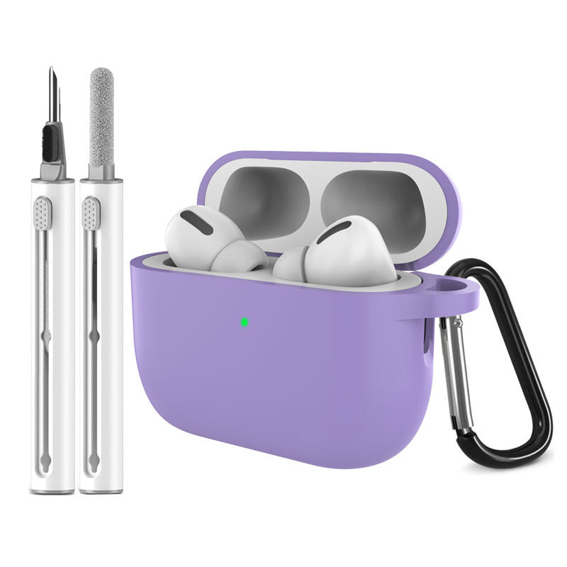 适用Airpodspro3保护套苹果耳机保护壳硅胶纯色airpods保护壳批发|undefined