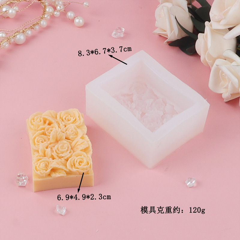 手工皂肥皂模具 食品级模具 美人鱼珊瑚海鱼石膏磨具 翻糖蛋糕模详情6