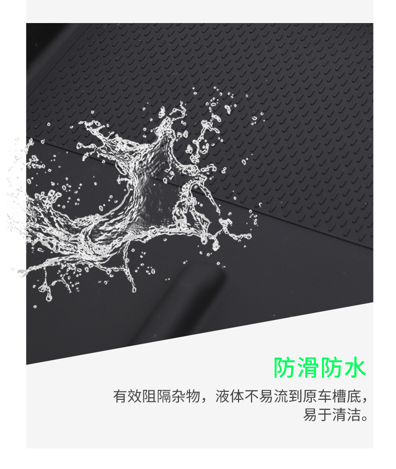Suitable for 23-26 Models of Buick Lacrosse, Silicone Wireless Charging Pad, Center Console Protection, Anti-Slip Mat, Interior Accessories