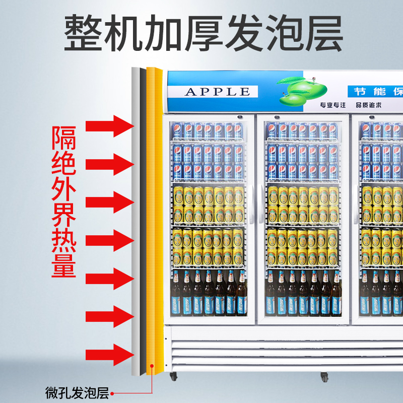 commercial-beer-cabinet-single-and-double-door-fresh-keeping-refrigerated-beverage-cabinet-supermarket-freezer-restaurant-freezer-beverage-display-cabinet