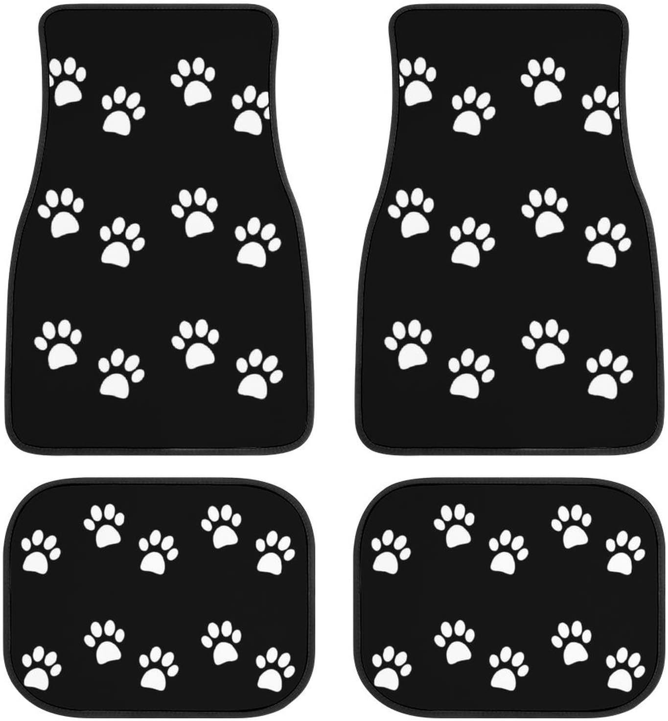 Temu Hot Selling Car Floor Mats Amazon Cross-Border American Flower Butterfly Easy to Clean Crystal Velvet Anti-Slip