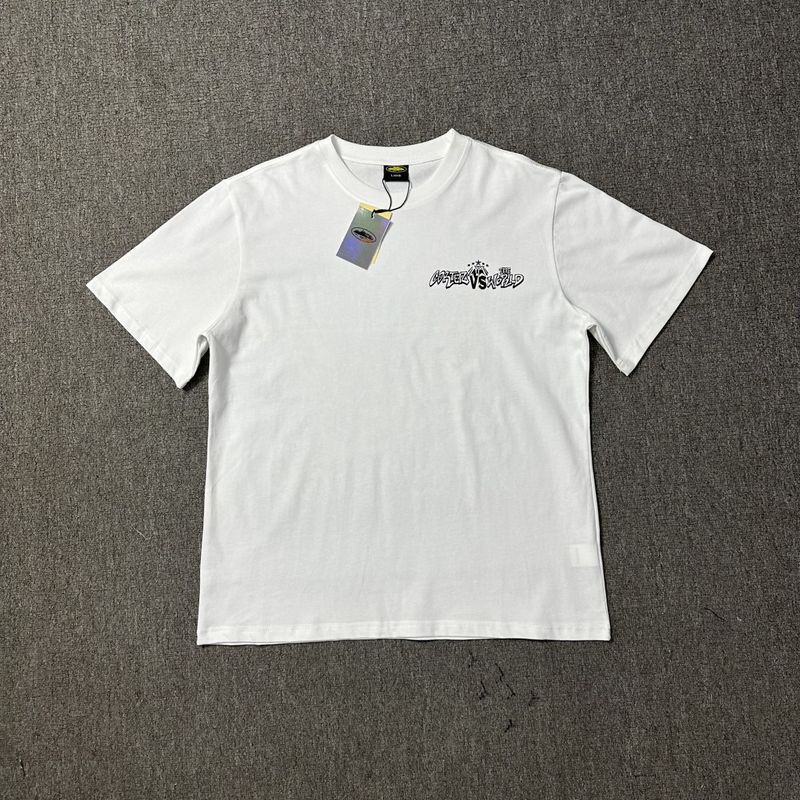 240g corteiz マンハッタン島シリーズ Tシャツ 半袖 レターロゴプリント 男女兼用 ダブルヤーン ファッション 半袖 トレンド|undefined