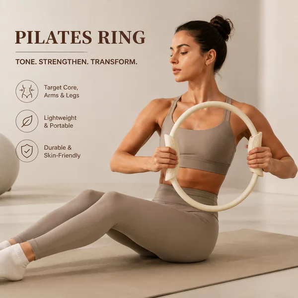Cross-Border Pilates Yoga Resistance Training Leg Shaping Magic Circle Fitness Exercise Equipment Resistance Ring Set