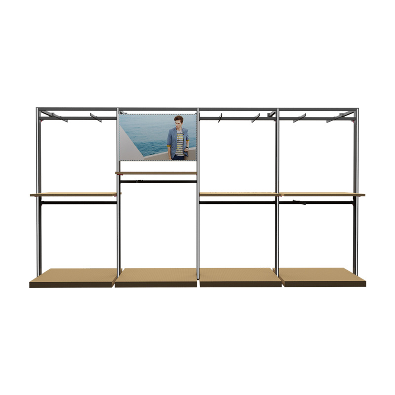 4.8 Lámpara con columna vertical combinada de metro