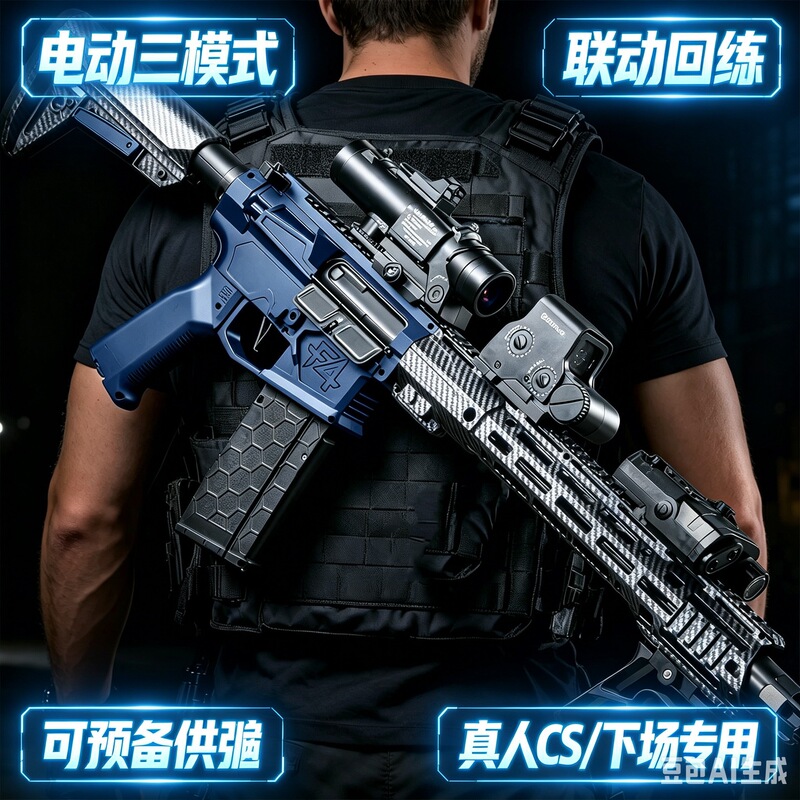 QML-F4 Electric Automatic Adult Toy Gun, Boy's Assault Rifle Model, Wargame Launcher QML-F4 Electric Automatic Adult Toy Gun, Boy's Assault Rifle Model, Wargame Launcher