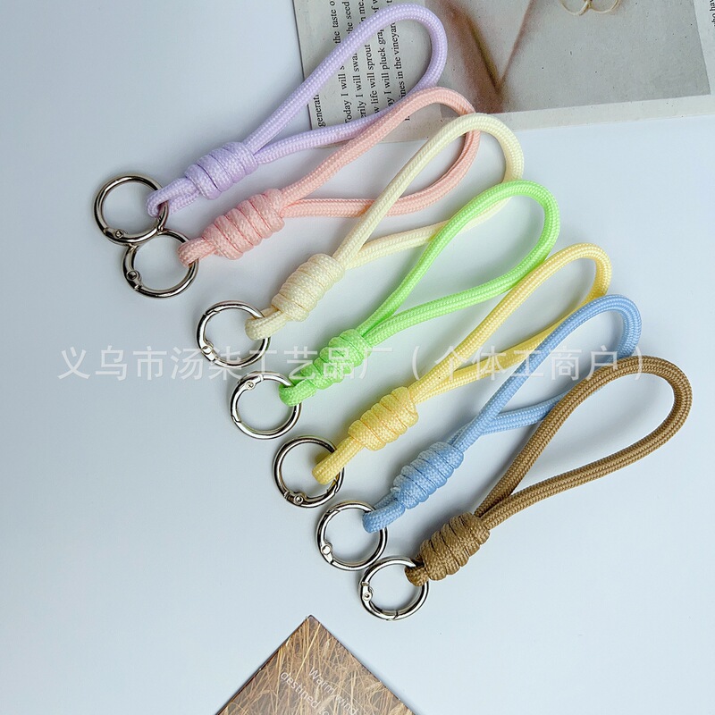 Manufacturer Wholesale Mobile Phone Lanyard Water Cup Lanyard DIY Multi-Functional Creative Sling Handmade Keychain Small Pendant