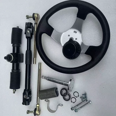 steering gear 32-42CM steering | Motorcycle frame - 42cm-15-turns-telescopic-universal-joint-33cm