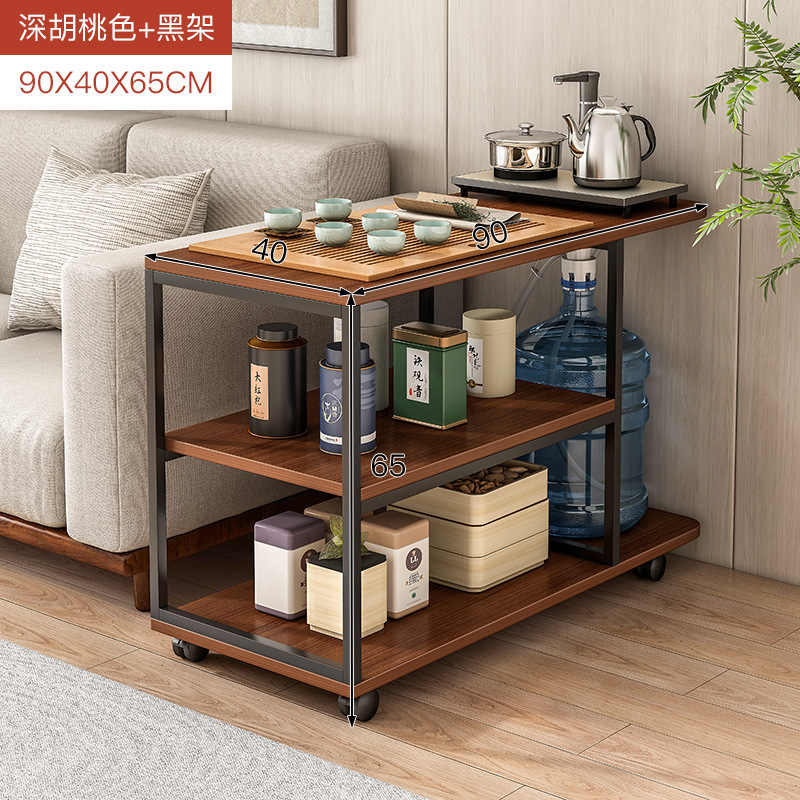 Armario de té en la sala de estar, armario de té, armario de té, armario de sofá, armario lateral, mesa auxiliar moderna simple, estante de mesa pequeña