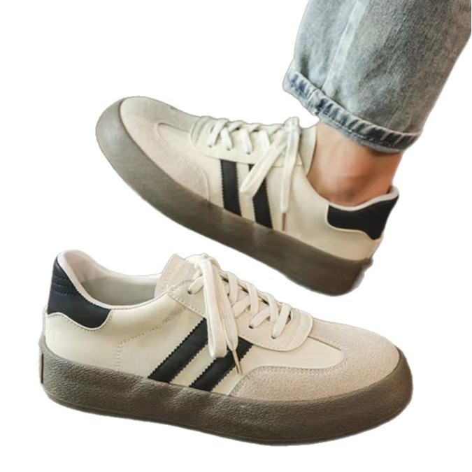 K62 pareja retro entrenamiento alemán zapatos blancos para hombres 2023 nuevos zapatos de lona para hombres versátiles zapatos casuales