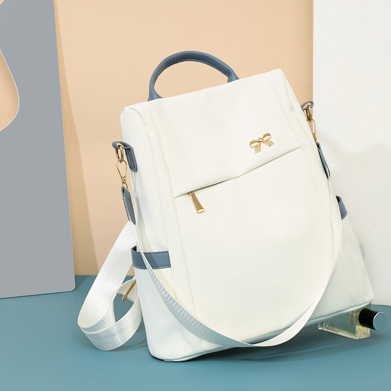 2026 New Trendy Women's High-End Soft Leather Fashion Anti-Theft Versatile Large-Capacity Backpack Travel School Bag