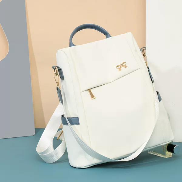 2026 New Trendy Women's High-End Soft Leather Fashion Anti-Theft Versatile Large-Capacity Backpack Travel School Bag