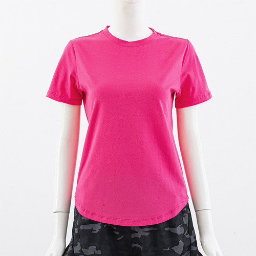 Love Crew women's yoga top short sleeve running sporty loose casual fitness tank top Pilates t-shirt