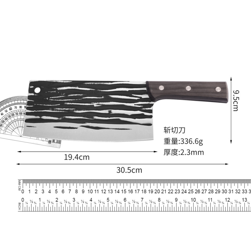 工場直販家庭用包丁、キッチンチョッピングとミートチョッピング両用包丁、Douyinスタイルの露店包丁|undefined