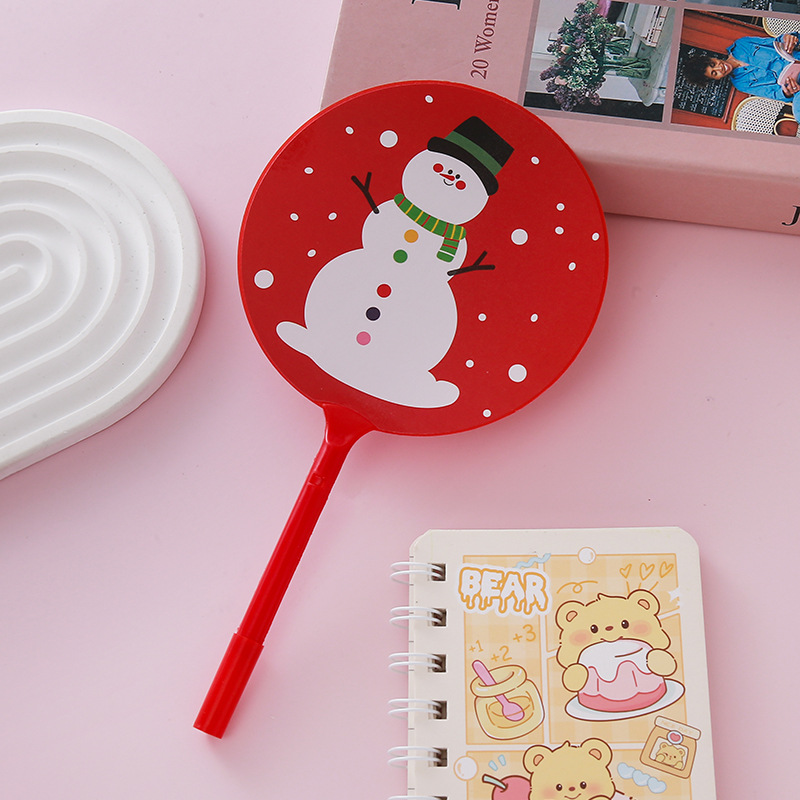 Creativo de dibujos animados fan pluma lindo aprendizaje papelería ventilador bolígrafo estudiante Premio regalo al por mayor publicidad logo