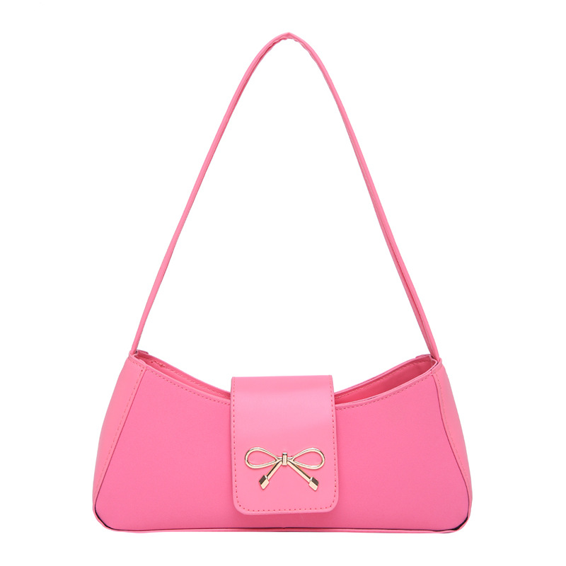 Arco de moda coreana temperamento bolso de hombro para mujeres 2025 primavera nuevo bolso bajo la braza dulce bolso cuadrado