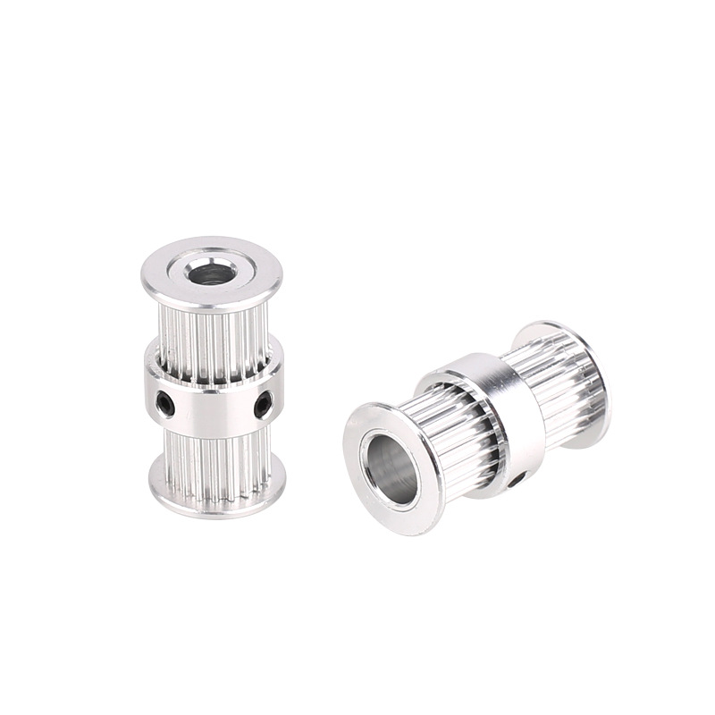 3D打印机配件2GT同步带S2M双头连体皮带轮滑轮20齿mxl6mm10mm其他