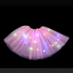 厂家现货LED发光儿童新款舞蹈裙儿童半身裙欧美网纱半身裙突突裙