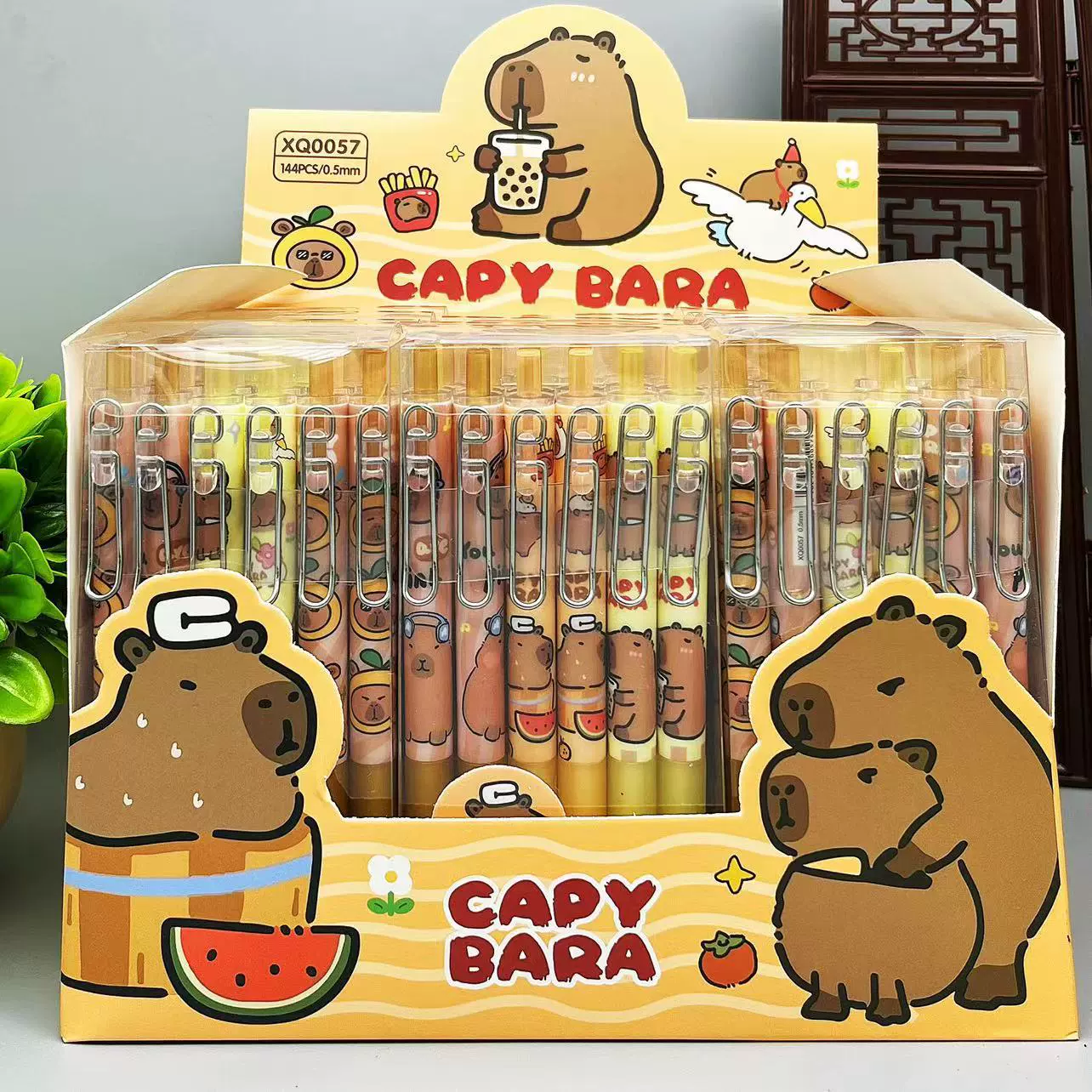 Карперда Барра нажимает на гелевую ручку Картическая ручка экзамен Гелевая ручка сетка красная подпись ручка 0059