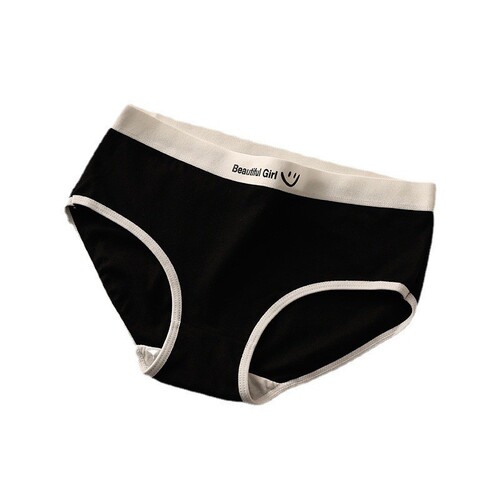 Underwear for women, pure cotton, girl students, Japanese style, pure cotton, seamless, mid-waist, breathable, ladies briefs, shorts, wholesale