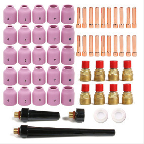 [cross-border E-commerce Special] Argon Arc Welding WP-9/20/25 Accessories 58-piece Set [SKU 201758 】