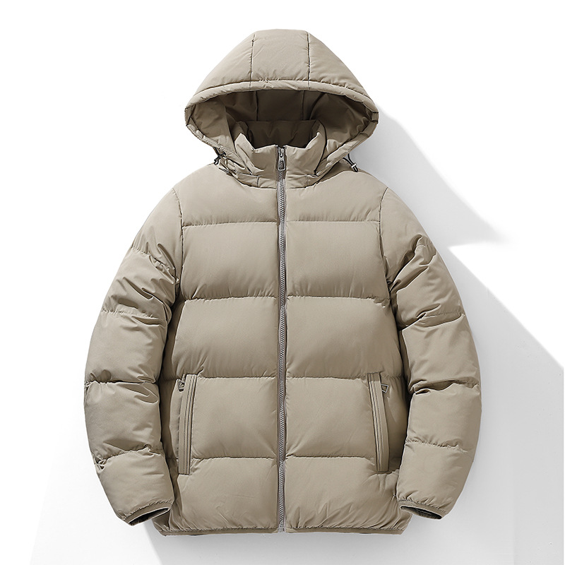 Chaqueta de algodón transfronteriza para hombre nuevo otoño e invierno, chaqueta gruesa, cálida y ligera, comercio exterior, deportes de ocio, chaqueta acolchada con capucha al por mayor