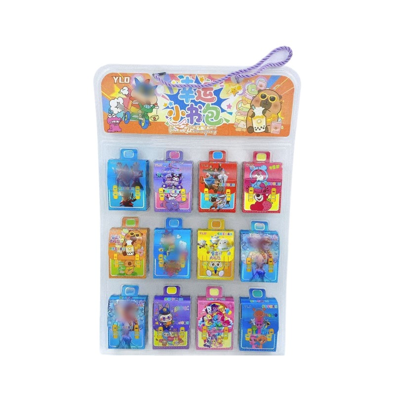 Juguetes para niños cuelgan caja ciega pequeña caja ciega de dibujos animados escuela tienda de juguetes cuelgan caja desmontable caja de regalo al por mayor 2