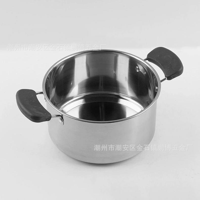 Нержавеющая сталь Cooker набор из двух предметов электрическая ручка перенастроек набор одиноручный кухонный набор для приготовления супа набор кастрюль выход