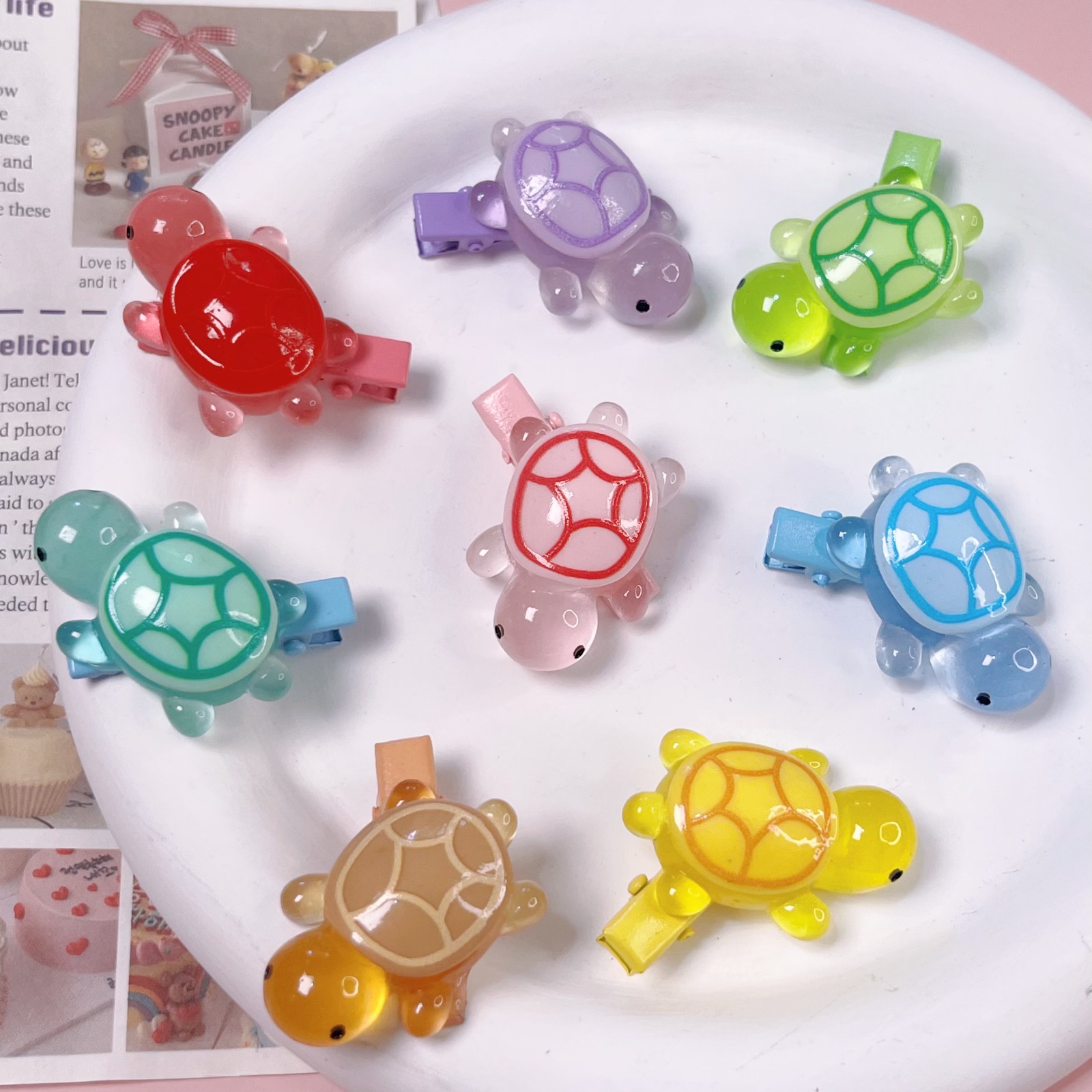 cartoon children's creative hairgrip