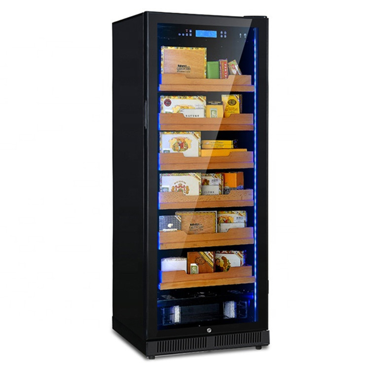 [Fabricante] garantía nacional de temperatura constante y humedad puerta única gabinete de cigarro temperatura única pantalla inteligente gabinete de cigarro 120