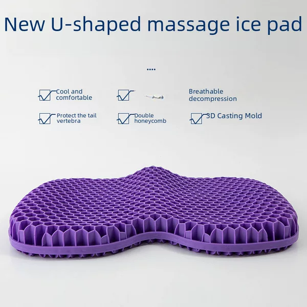 [Explosions] New 3D Honeycomb Gel Cushion Hip Cushion Car Cushion Sofa Cushion Student Cushion Round