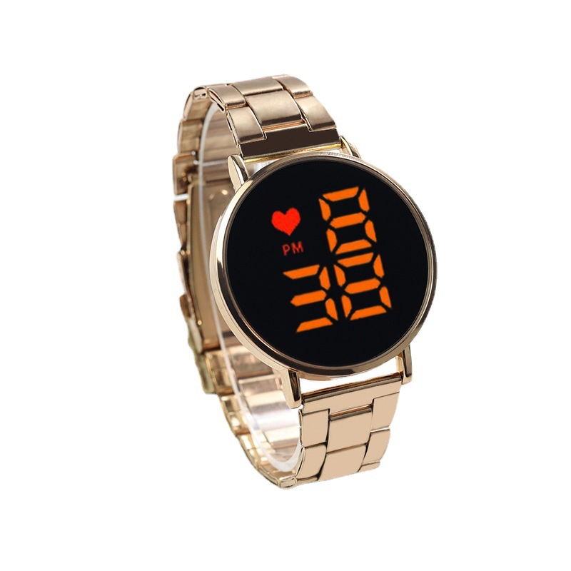 fashionable gold watch