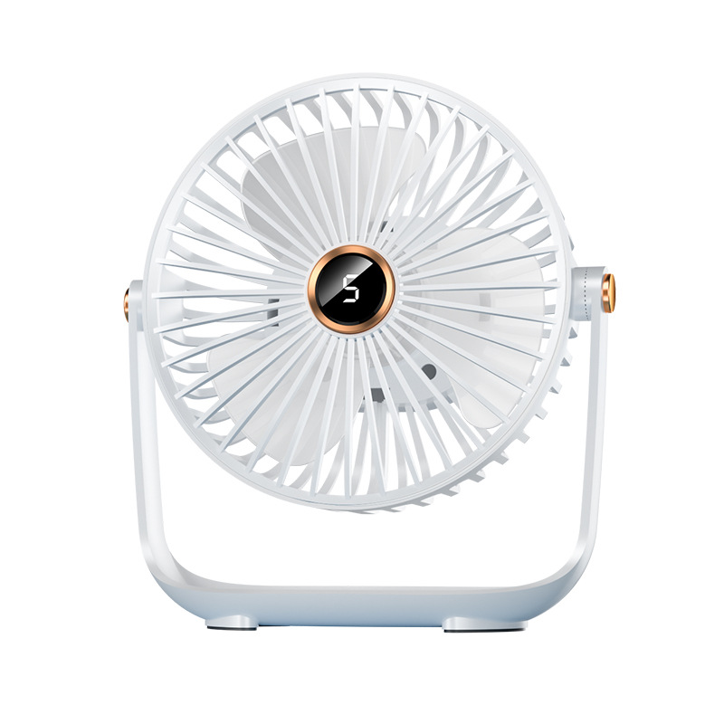 New semiconductor refrigeration USB desktop charging plug-in silent desktop fan dormitory office electric fan wholesale 5